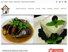 Tablet Screenshot of elrestaurantedecasa.com